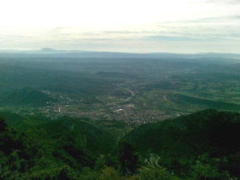 Berga i el Baix Berguedà des de Sant Salvador Berga i el Baix Berguedà des de Sant Salvador