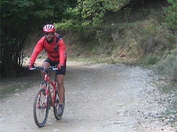 El Marc sobre la bicicleta El Marc sobre la bicicleta