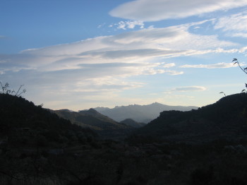 Vista cap al nord
