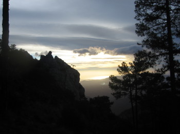 Contrallum des del Coll de Pallers